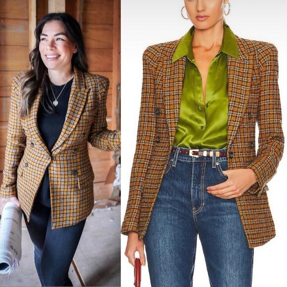 Smythe Jackets & Blazers - Smythe Plaid Blazer Not A Pagoda Tweed Plaid Single Button Jacket Size 0